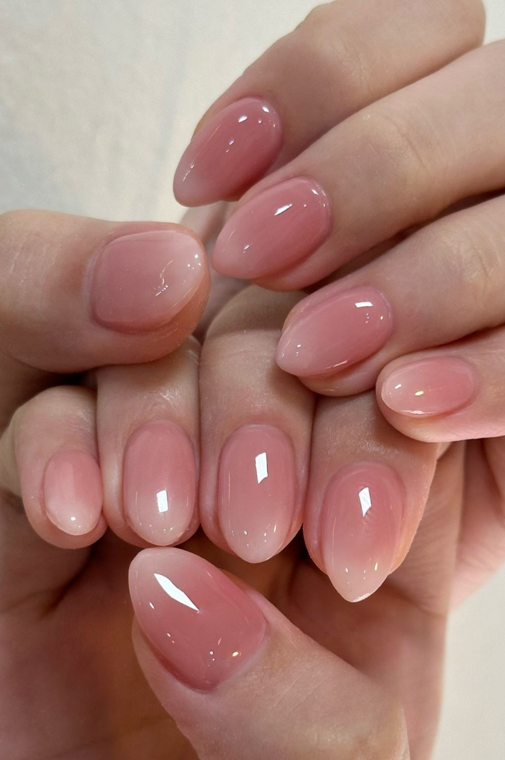 Mẫu Nail Màu Hồng Thạch