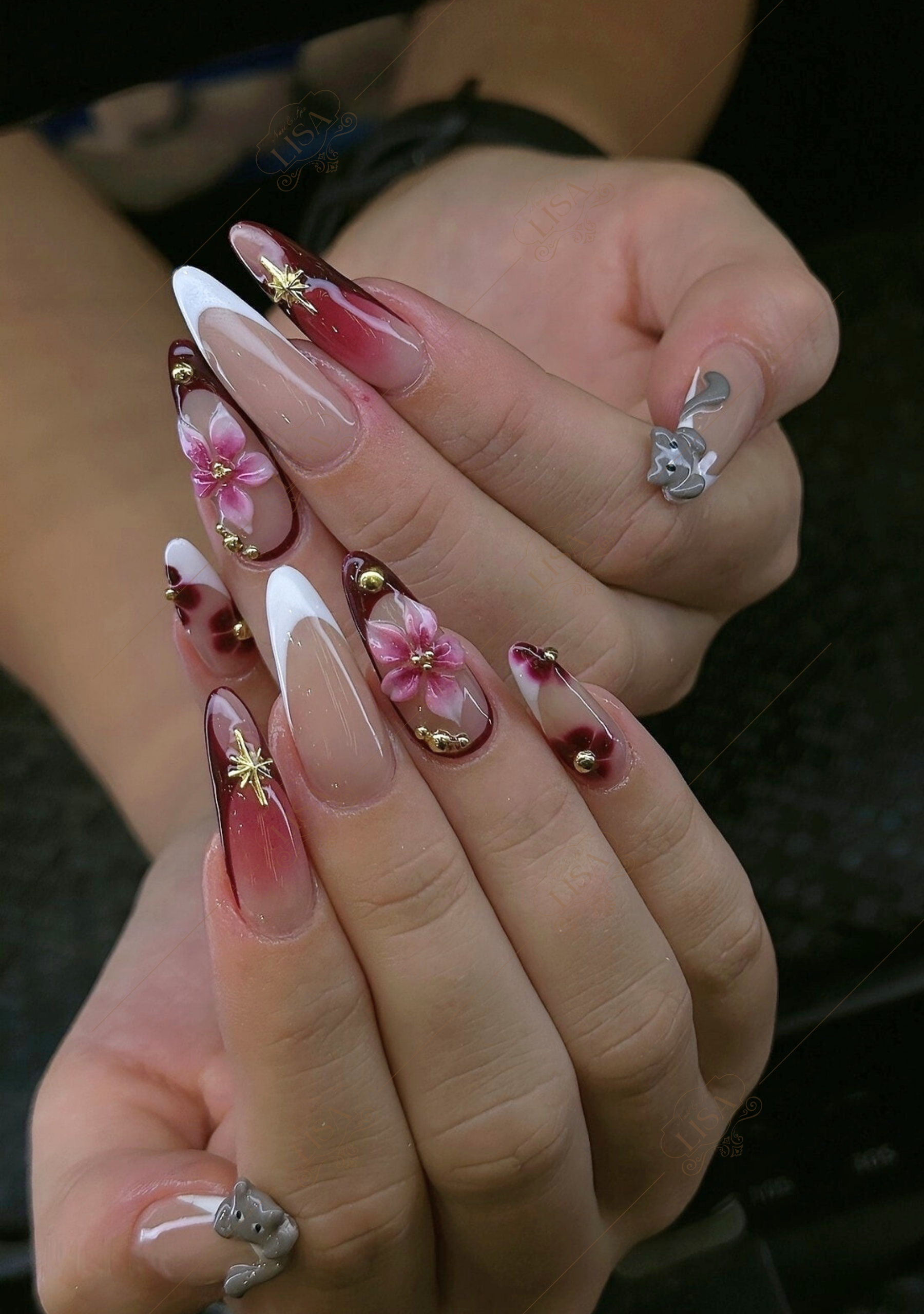 nail đắp bột