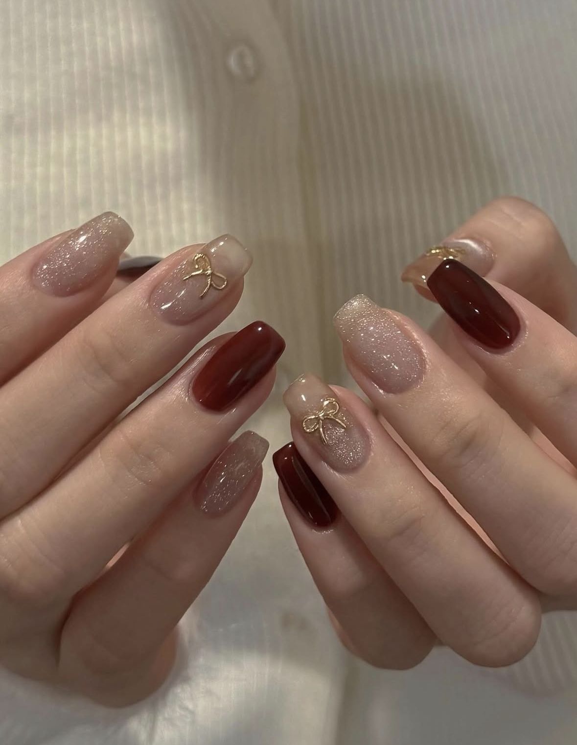 nail đính nơ