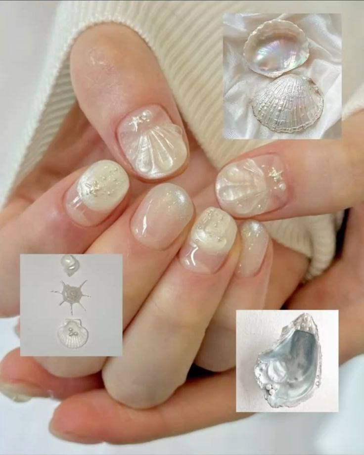 Mẫu Nail đi biển Mẫu Nail đi biển