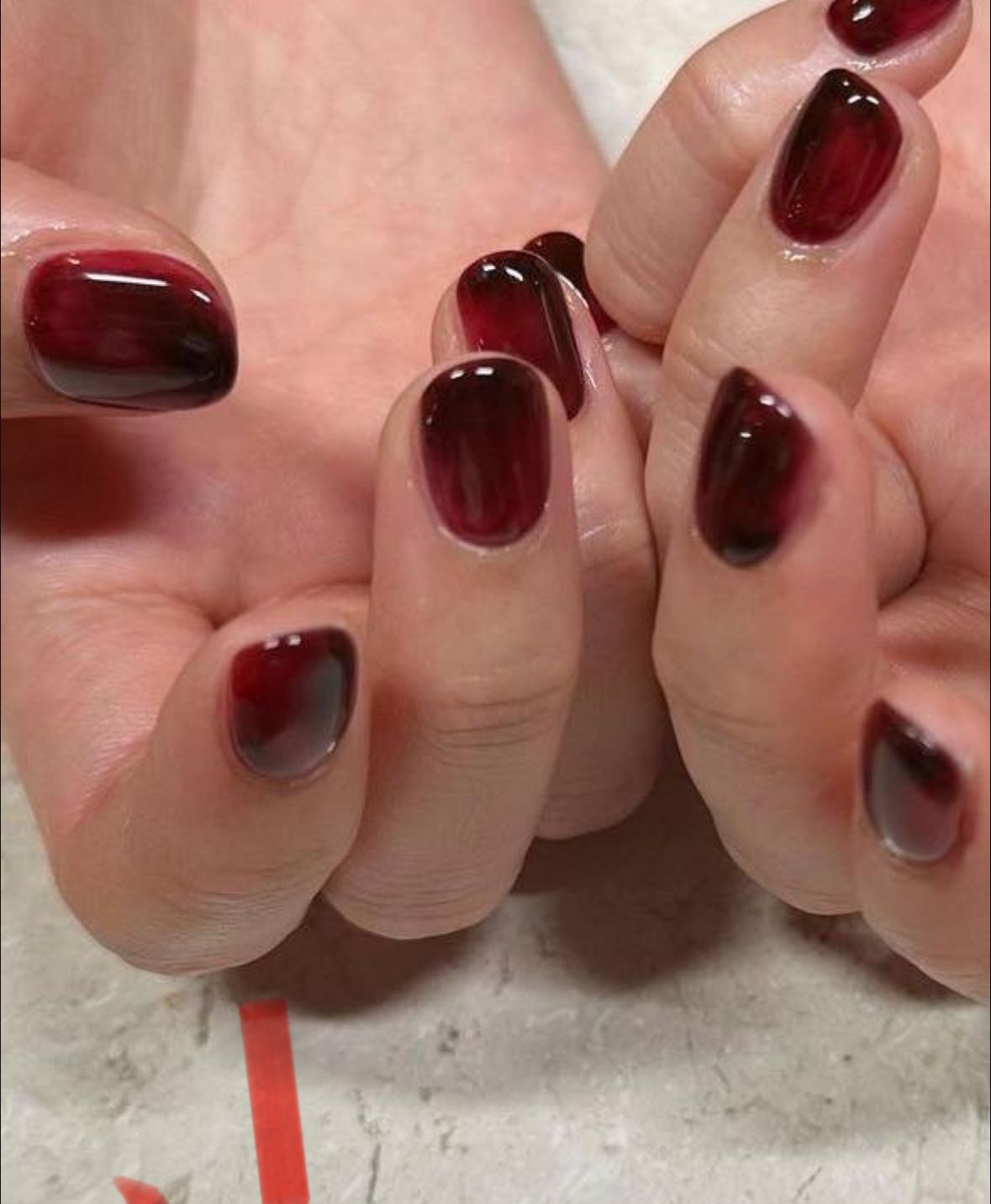 nail đỏ