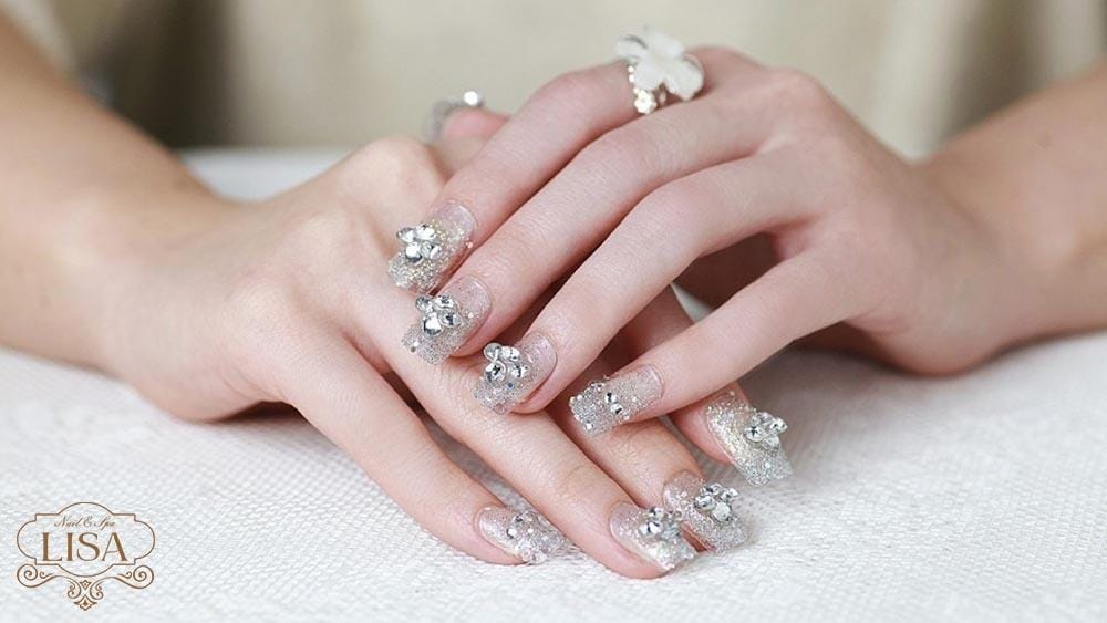 Mau nail co dau dep : Những mẫu nail tuyệt đẹp cho cô dâu