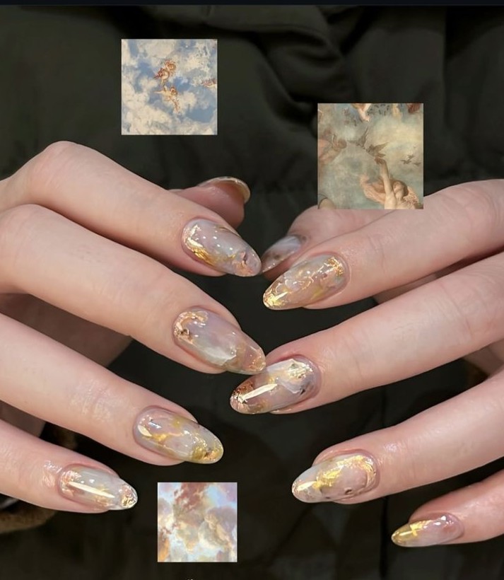 nail đắp bột