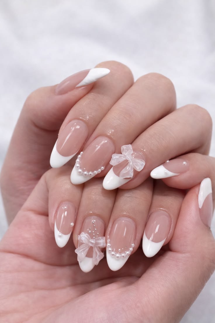 nail đính nơ
