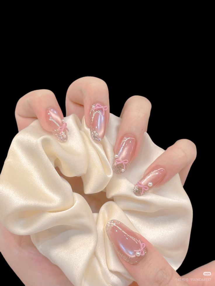nail đính nơ