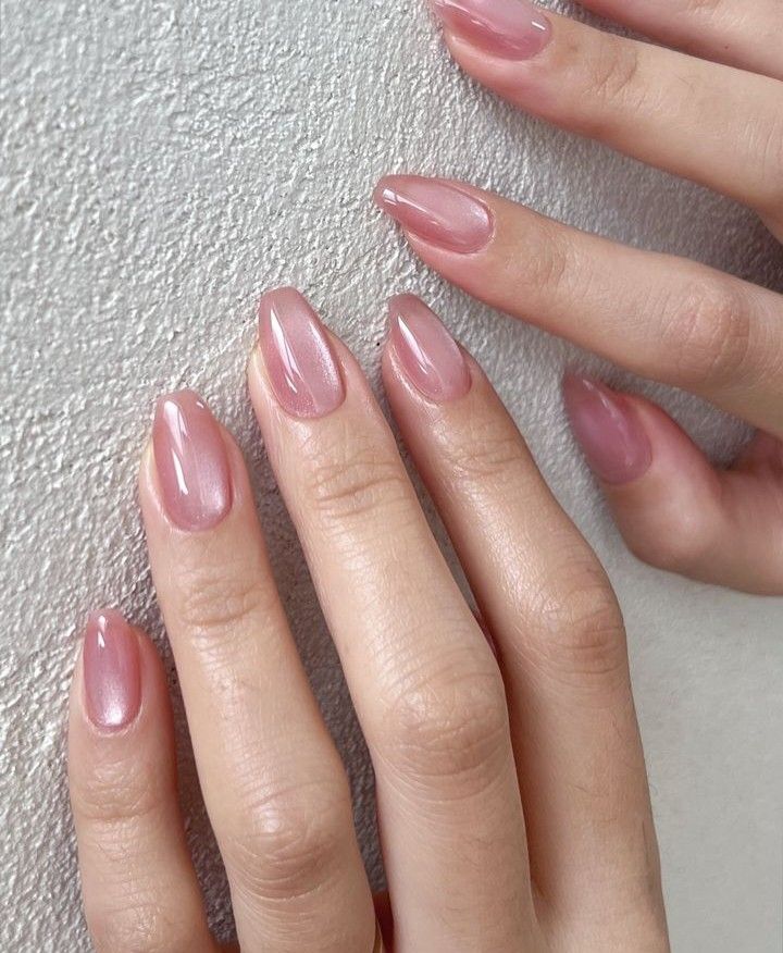 Mẫu Nail Màu Hồng Thạch