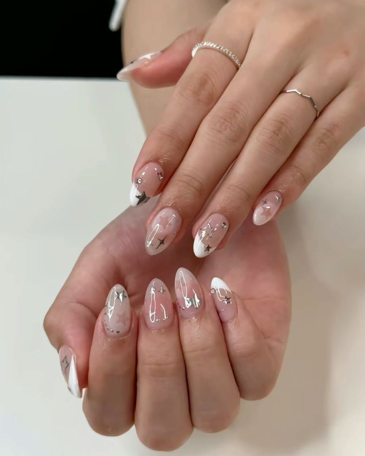 Mẫu Nail Màu Hồng Thạch