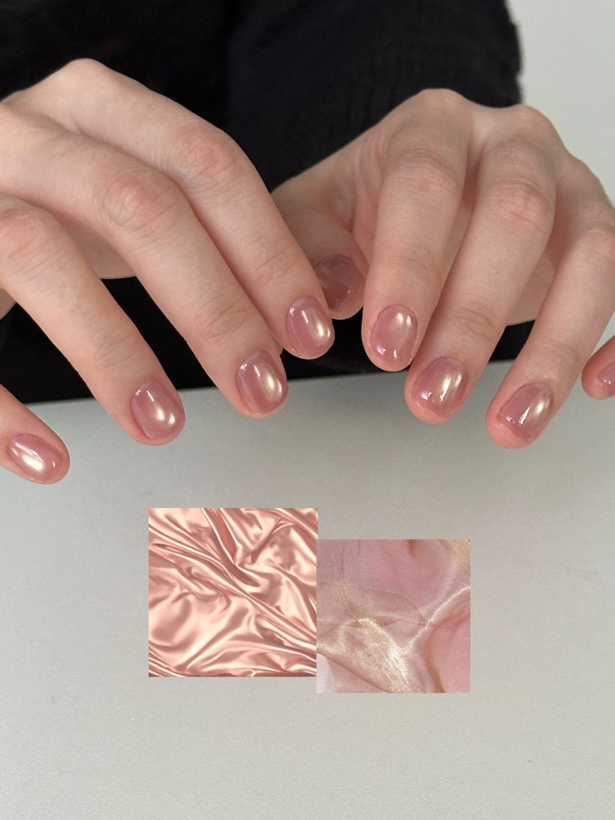 Mẫu Nail Màu Hồng Thạch