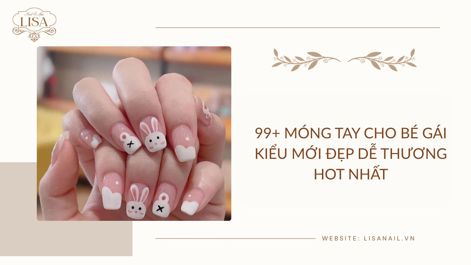 99+ Móng tay cho bé gái kiểu mới đẹp dễ thương hot nhất