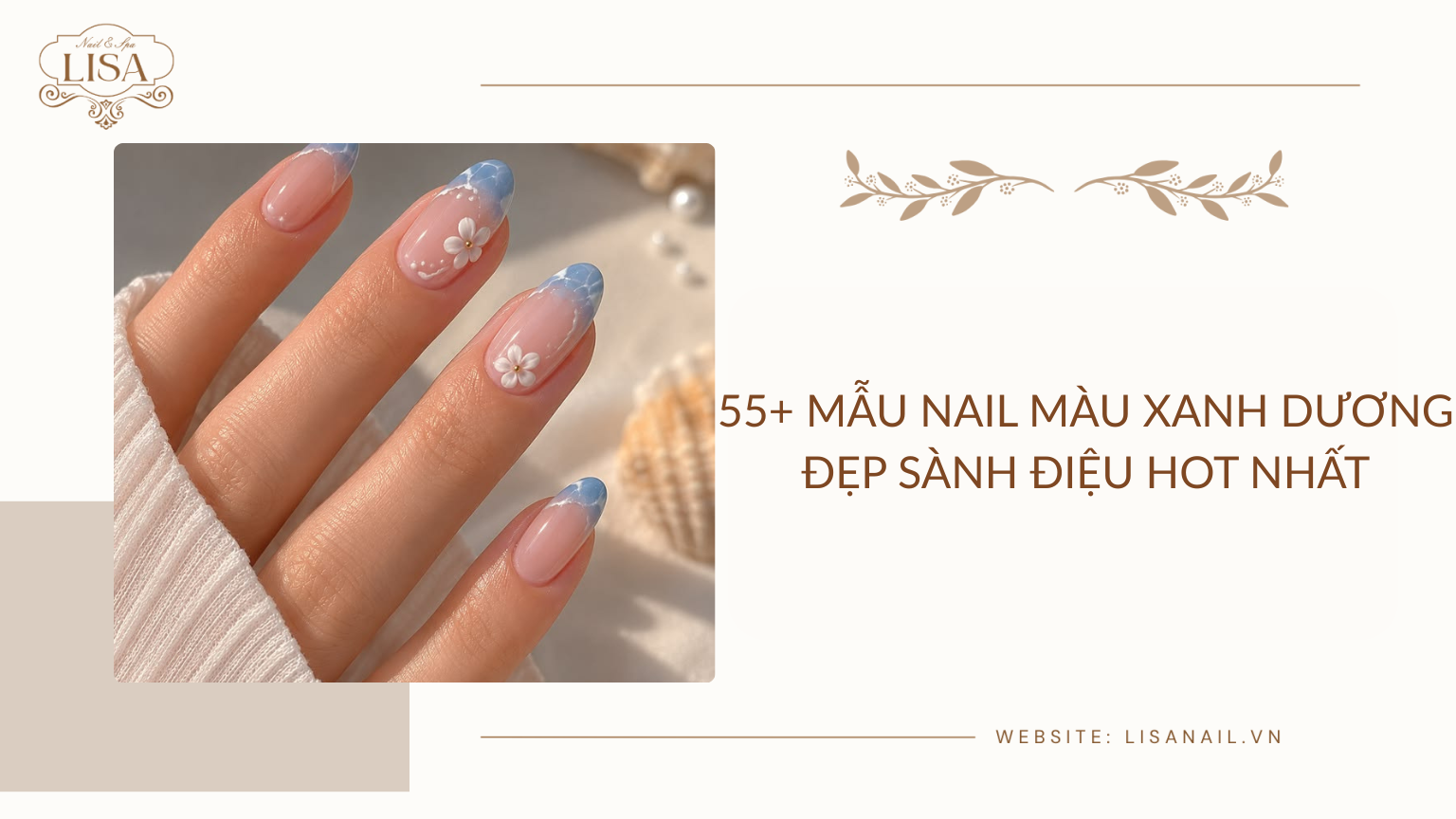 55+ Mẫu Nail Màu Xanh Dương Đẹp Sành Điệu Hot Nhất