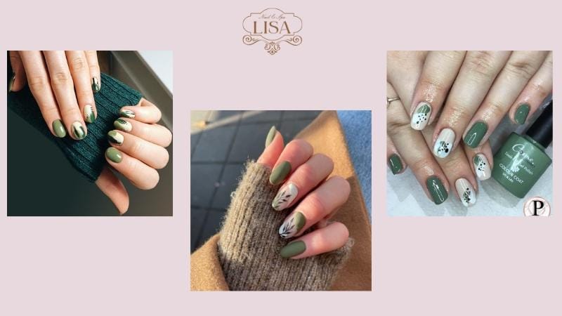 Lisa Nail - Địa chỉ làm nail màu xanh rêu được yêu thích nhất gần đây