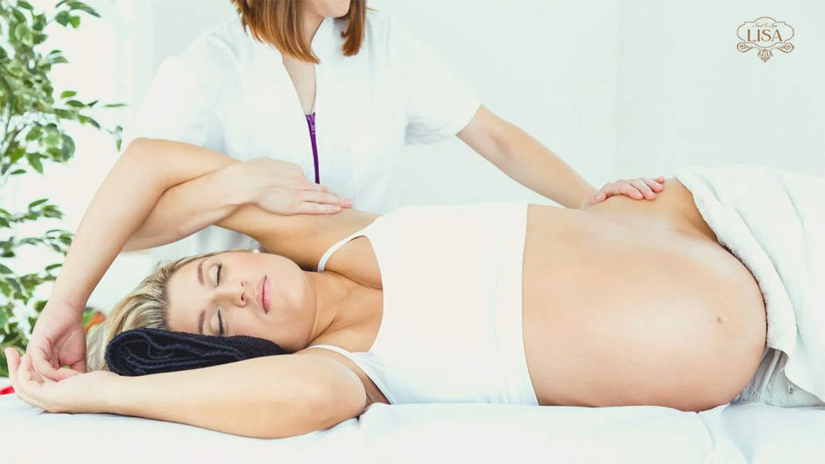 Quy trình massage mẹ bầu tại Lisa