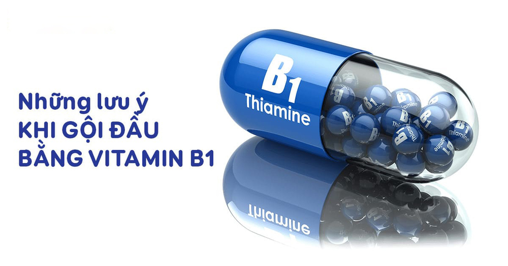 gội đầu bằng vitamin B1