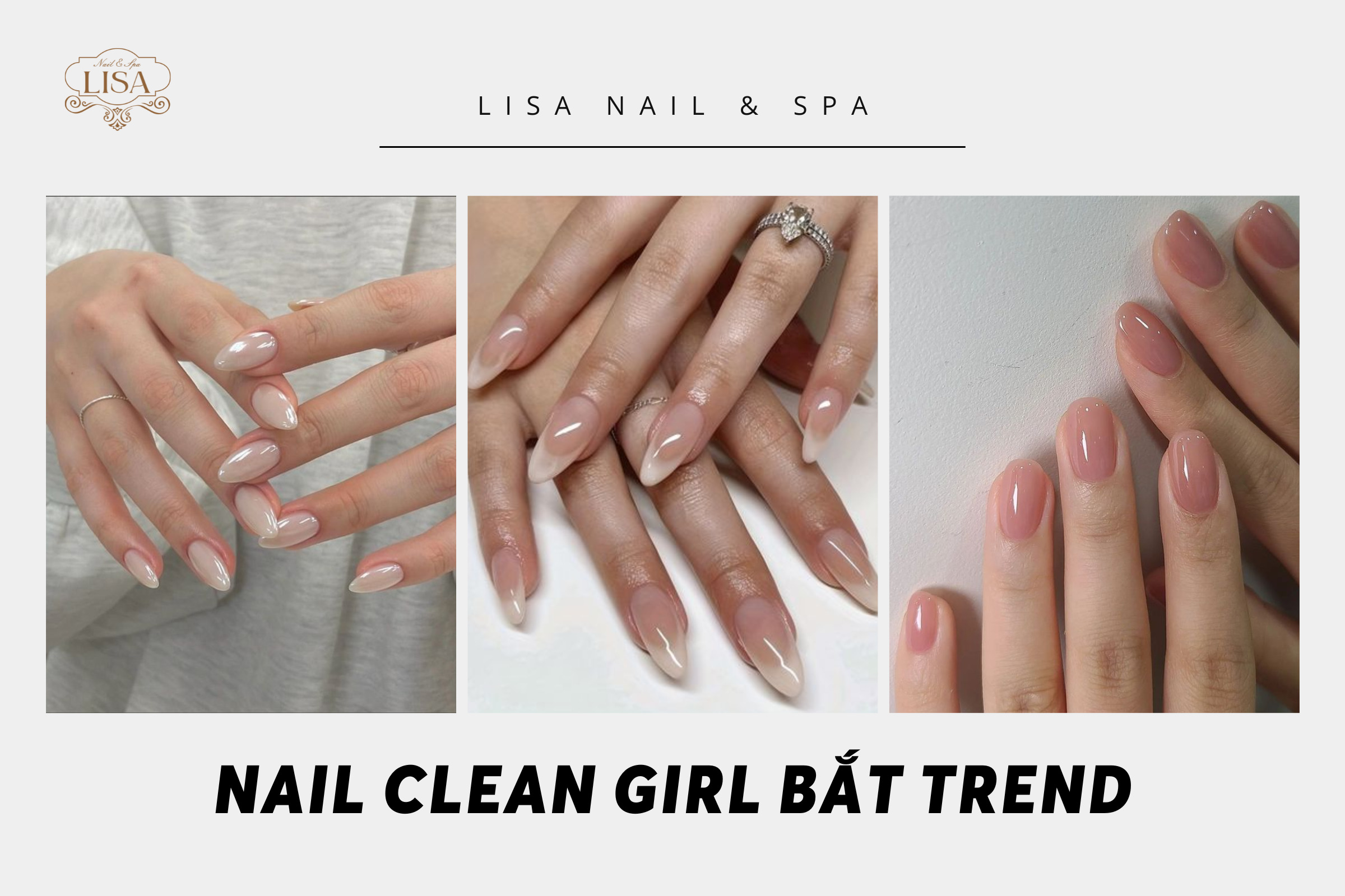 Xu hướng làm nail Clean Girl bắt trend