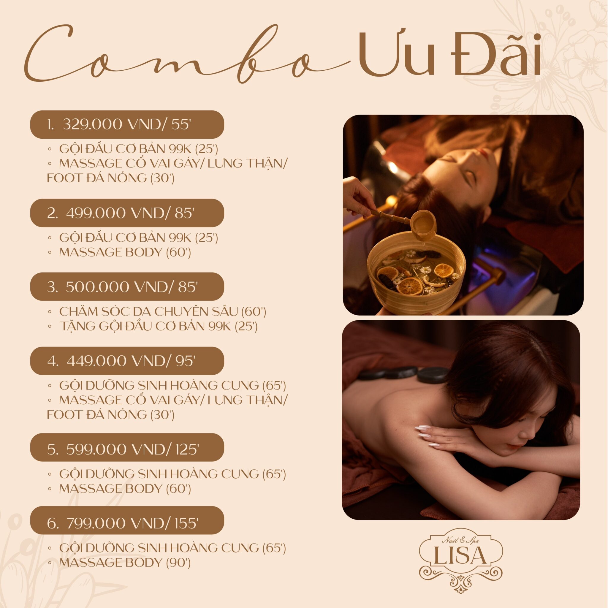 Tham khảo chi phí của Lisa Nail & Spa