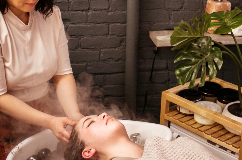 gội đầu massage