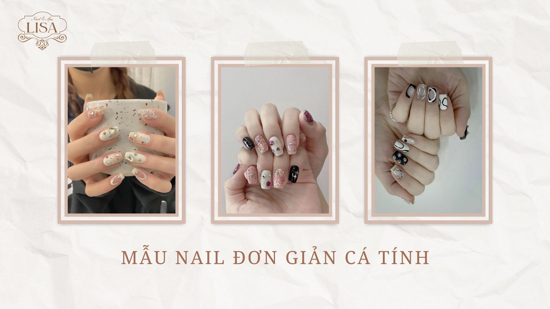 Mẫu Nail Đơn Giản Cá Tính