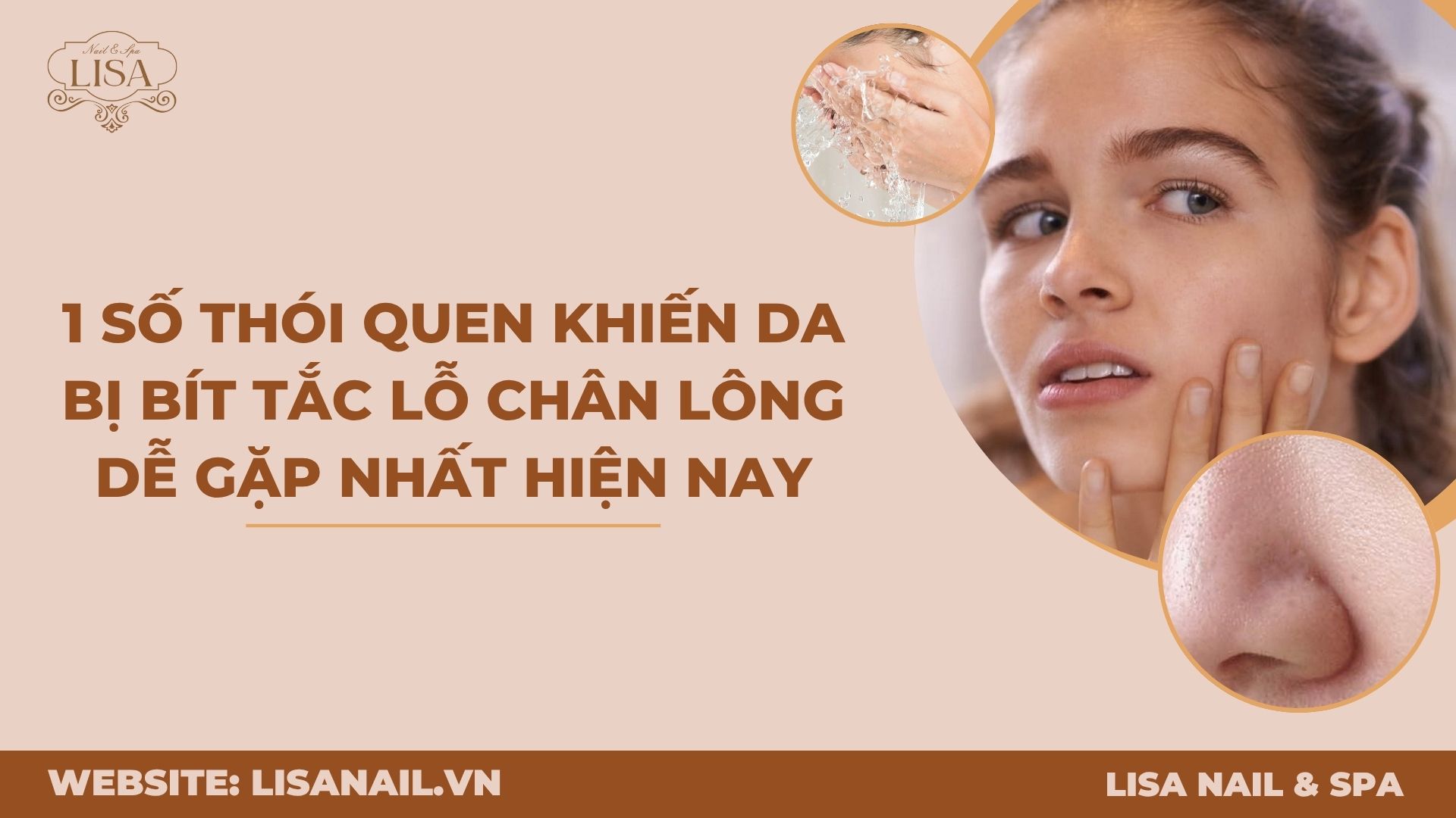 1 số thói quen khiến da bị bít tắc lỗ chân lông dễ gặp nhất hiện nay