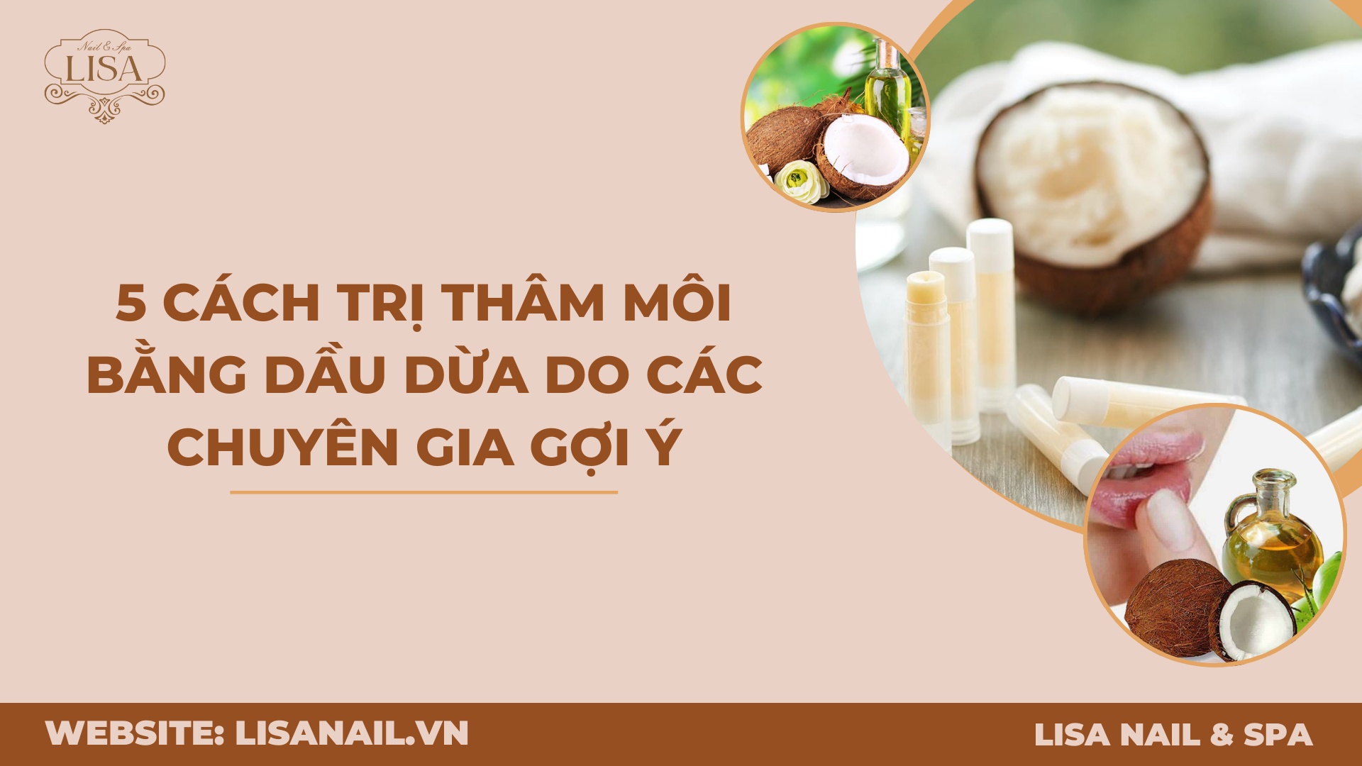5 cách trị thâm môi bằng dầu dừa do các chuyên gia gợi ý
