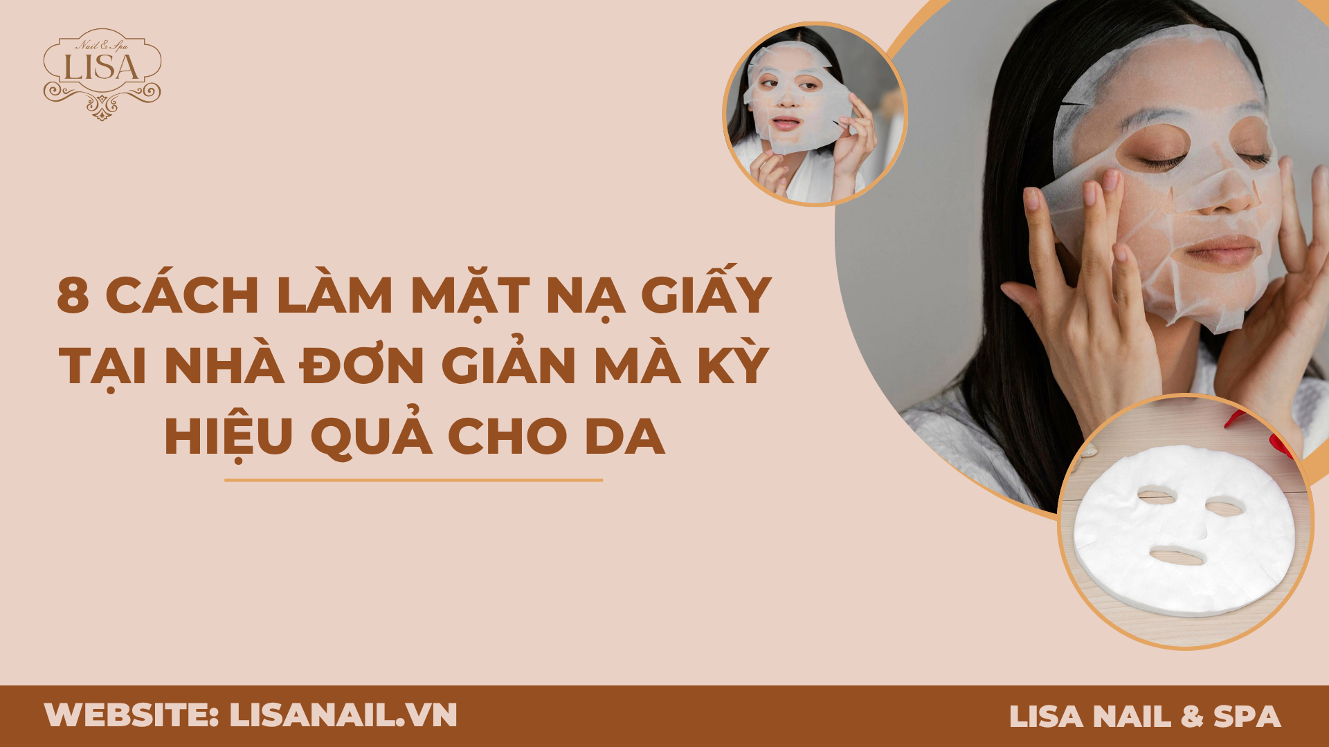 8 Cách làm mặt nạ giấy tại nhà đơn giản mà kỳ hiệu quả cho da