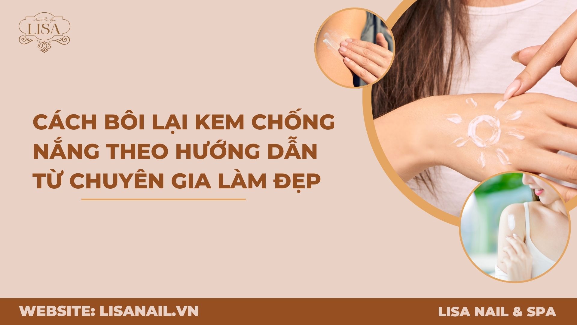 Cách bôi lại kem chống nắng theo hướng dẫn từ chuyên gia làm đẹp