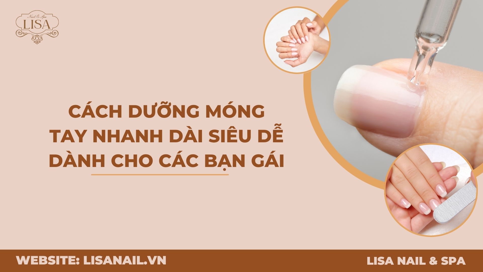 Cách dưỡng móng tay nhanh dài siêu dễ dành cho các bạn gái