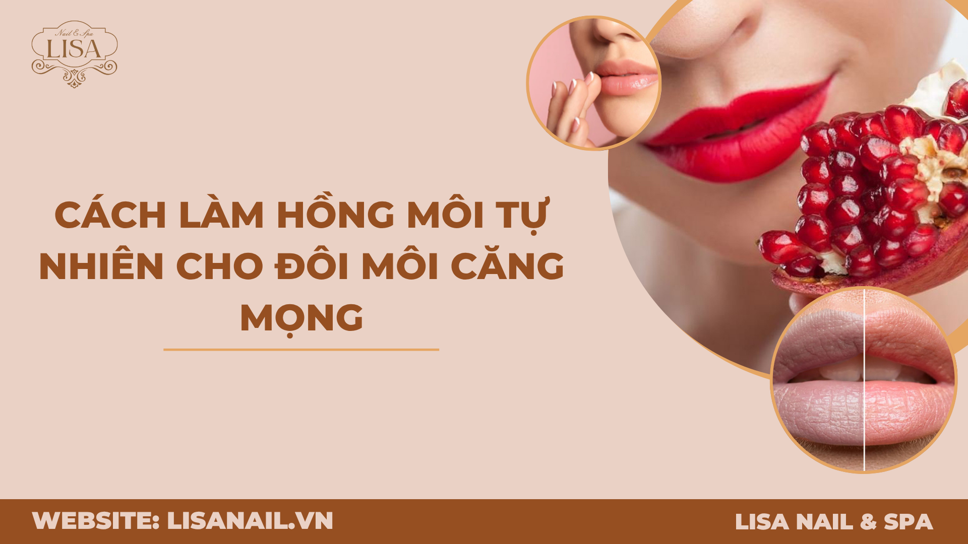 Cách làm hồng môi tự nhiên cho đôi môi căng mọng
