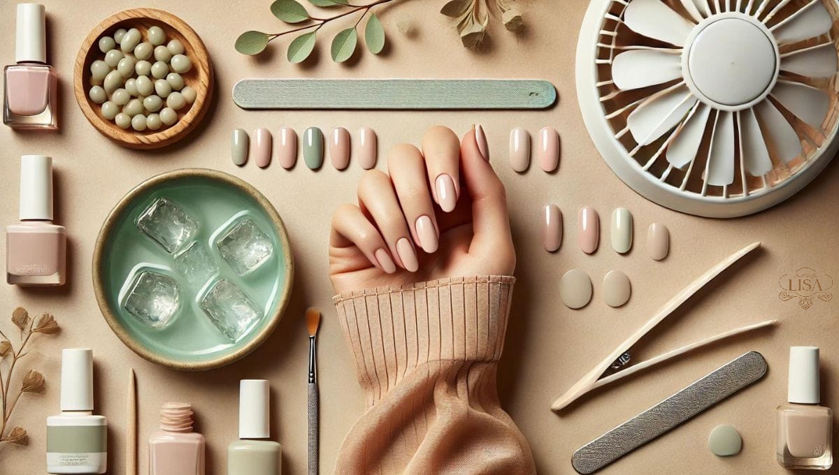 Cách làm khô nail đã sơn full set