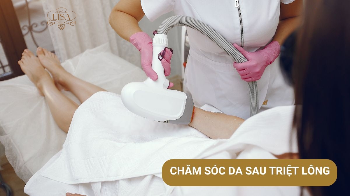 Chăm sóc da sau triệt lông 1