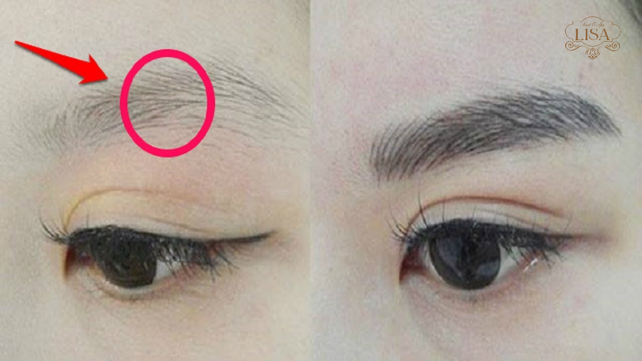 Lông mày mọc rậm