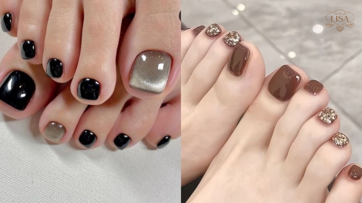 Mẫu nail chân cho người già