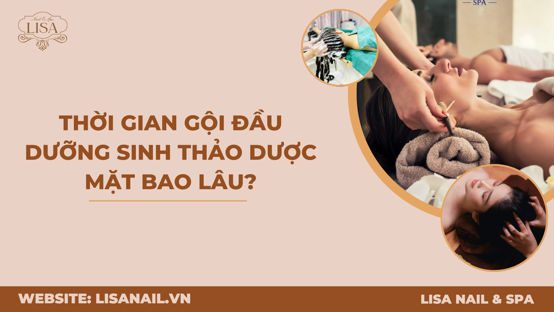 Thời gian gội đầu dưỡng sinh thảo dược mặt bao lâu?