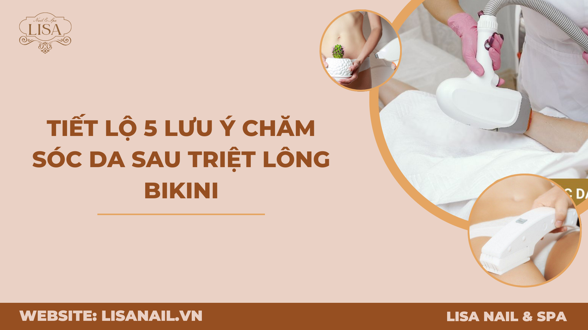 Tiết lộ 5 lưu ý chăm sóc da sau triệt lông bikini