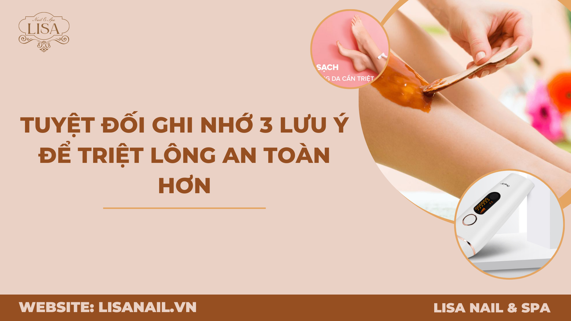 Tuyệt đối ghi nhớ 3 lưu ý để triệt lông an toàn hơn