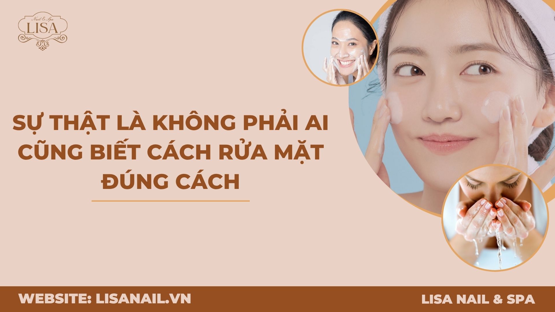 Sự thật là không phải ai cũng biết cách rửa mặt đúng cách