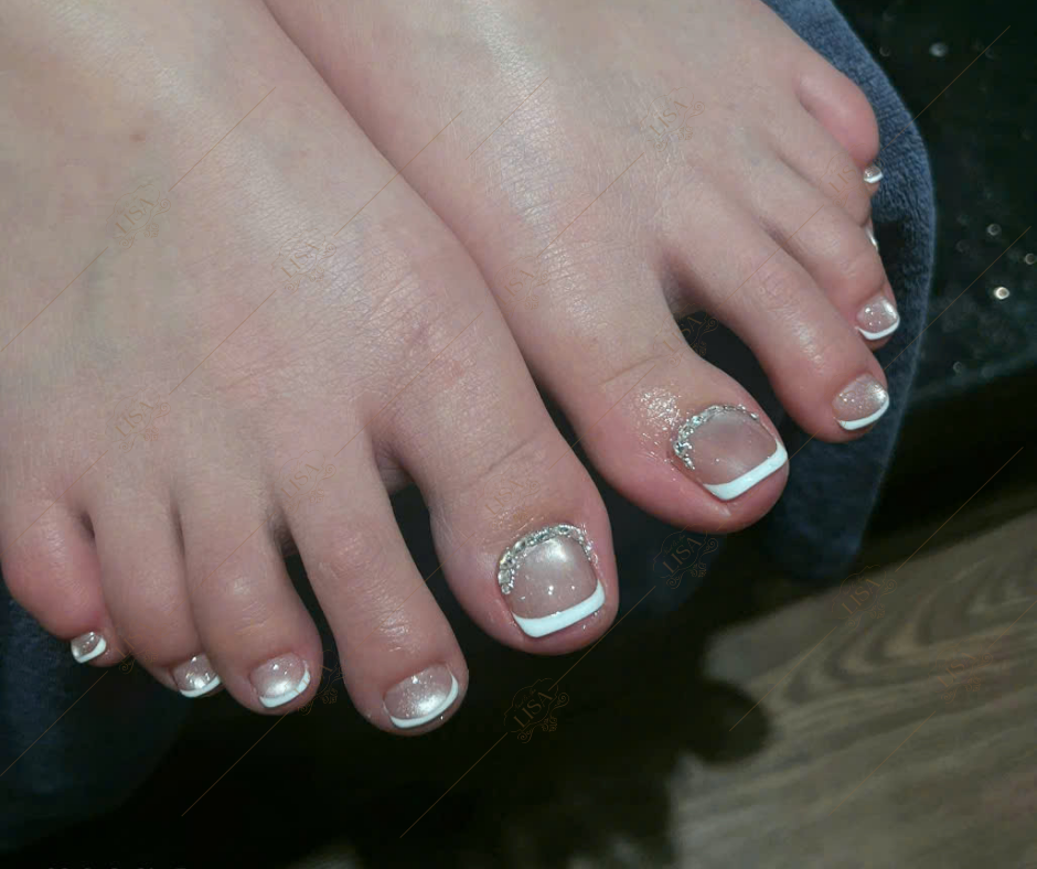 mẫu móng chân đẹp 