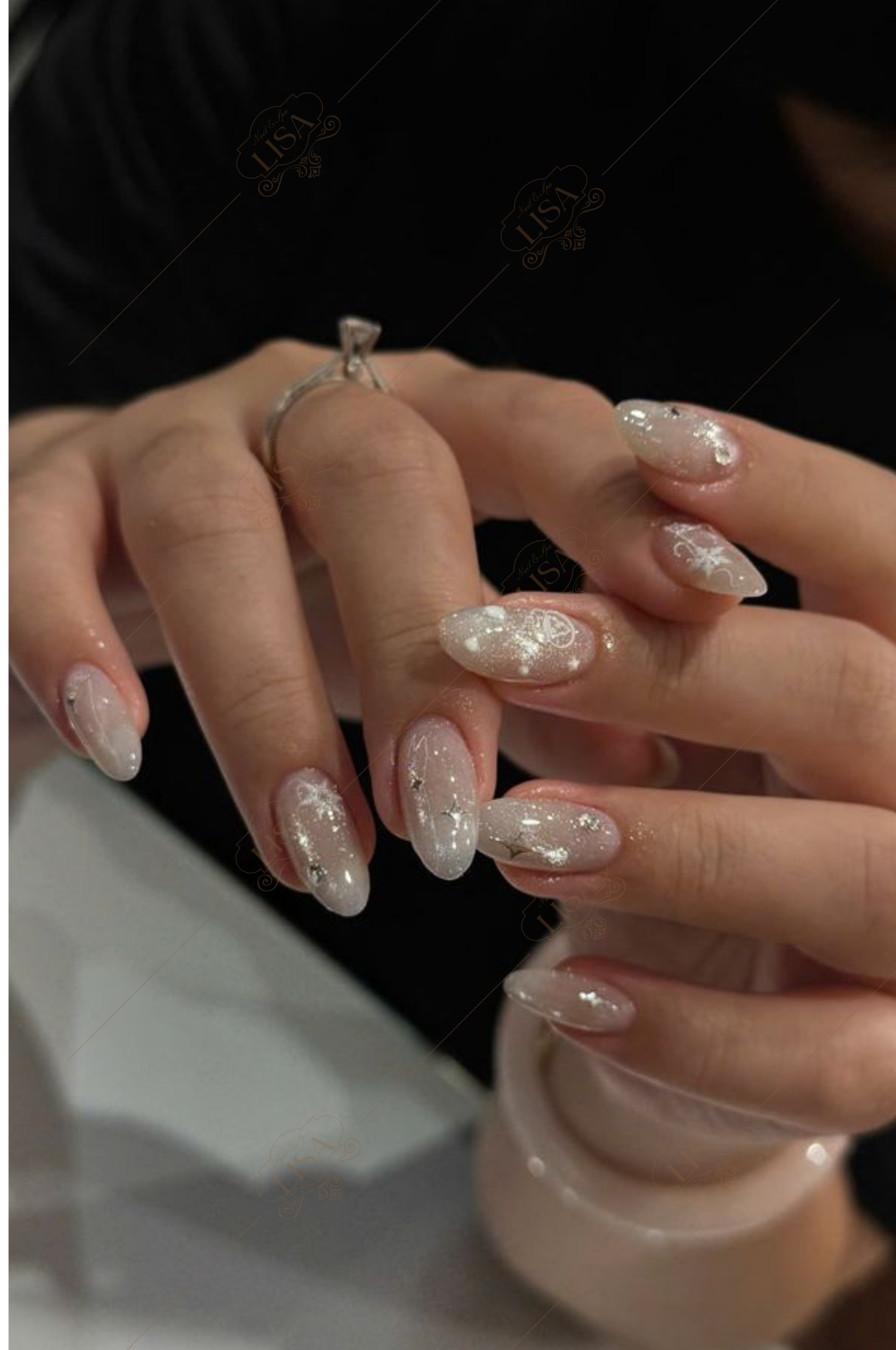 mẫu nail kim tuyến