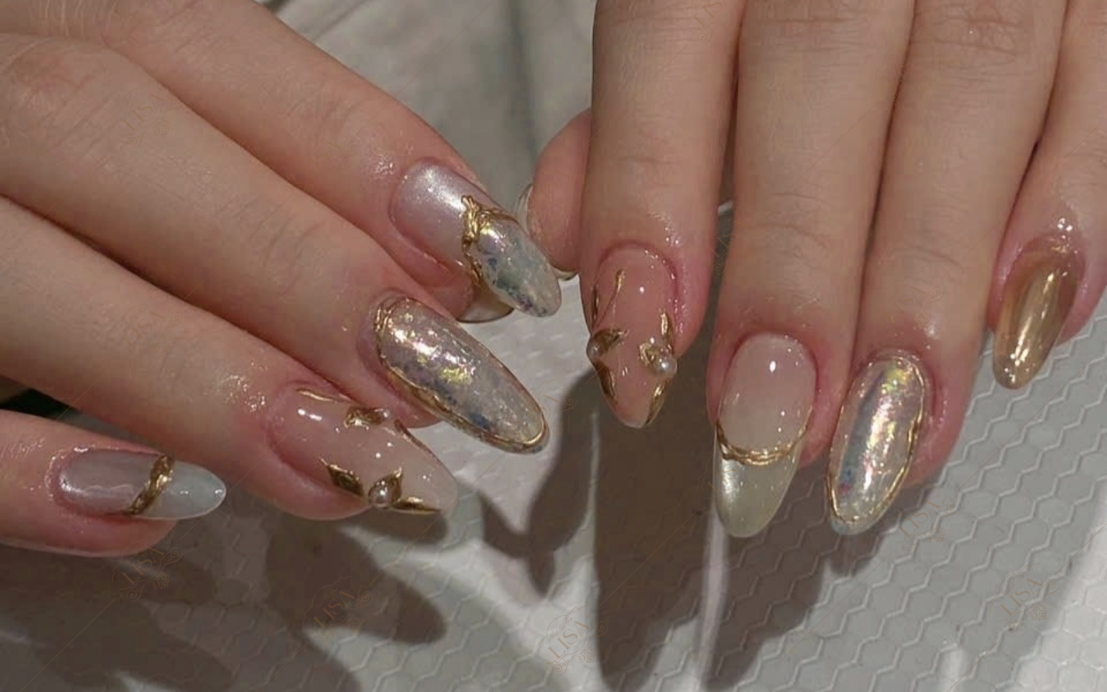 nail cô dâu
