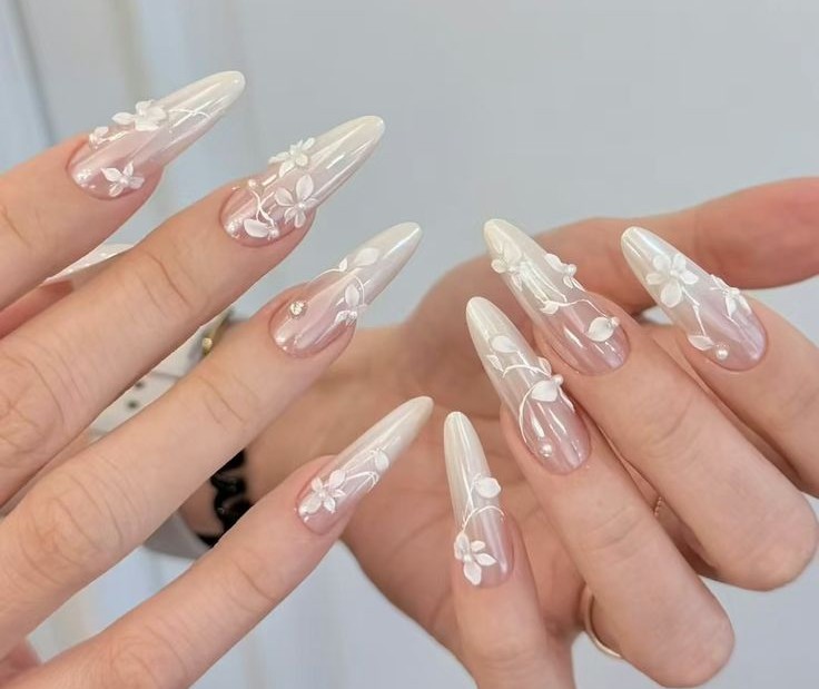 nail cô dâu