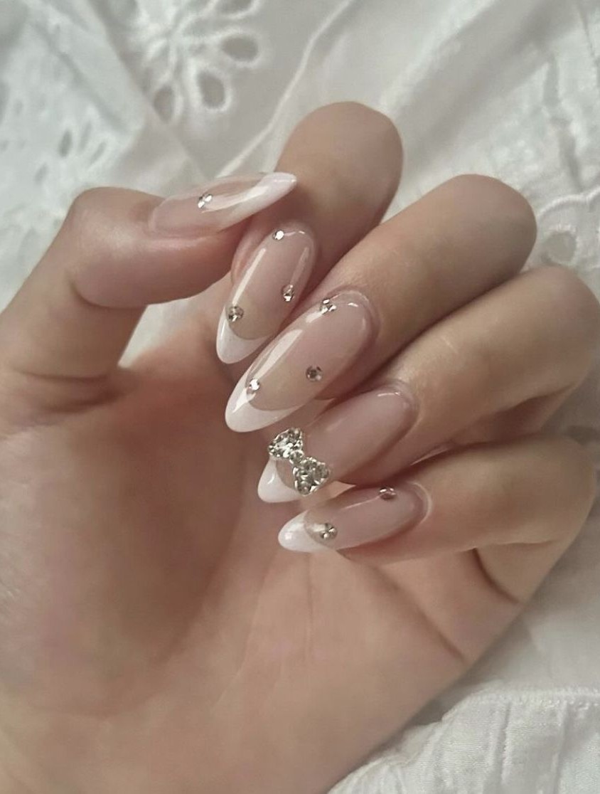 nail cô dâu sang trọng