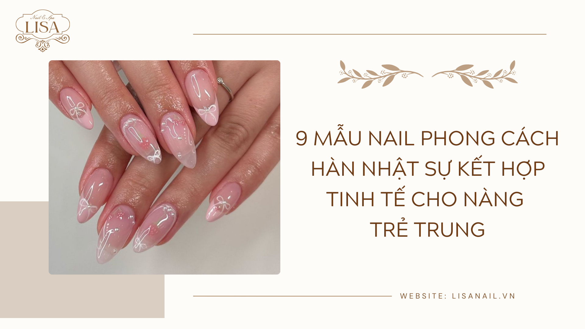 9 Mẫu nail phong cách Hàn Nhật sự kết hợp tinh tế cho nàng trẻ trung