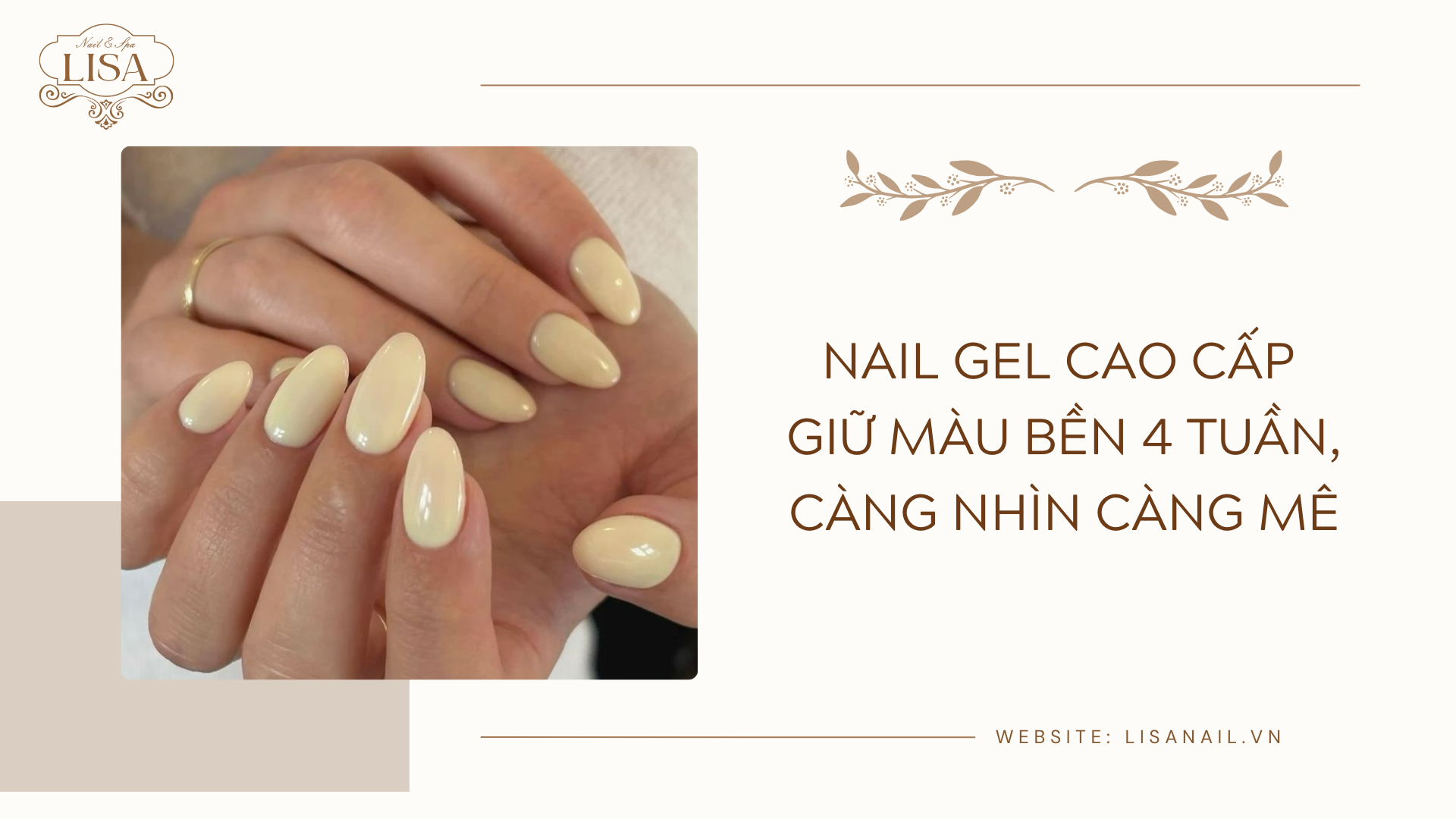 Nail gel cao cấp giữ màu bền 4 tuần, càng nhìn càng mê
