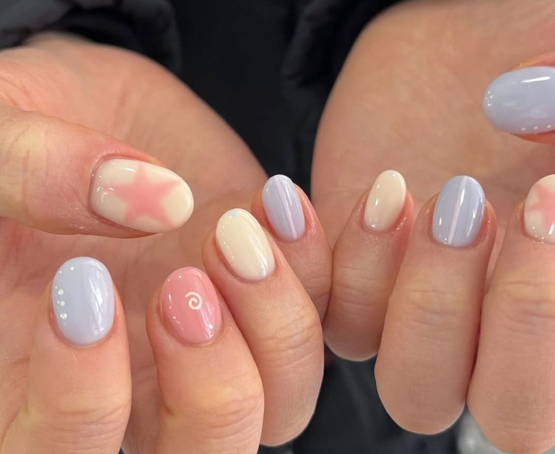 mẫu nail Hàn Quốc