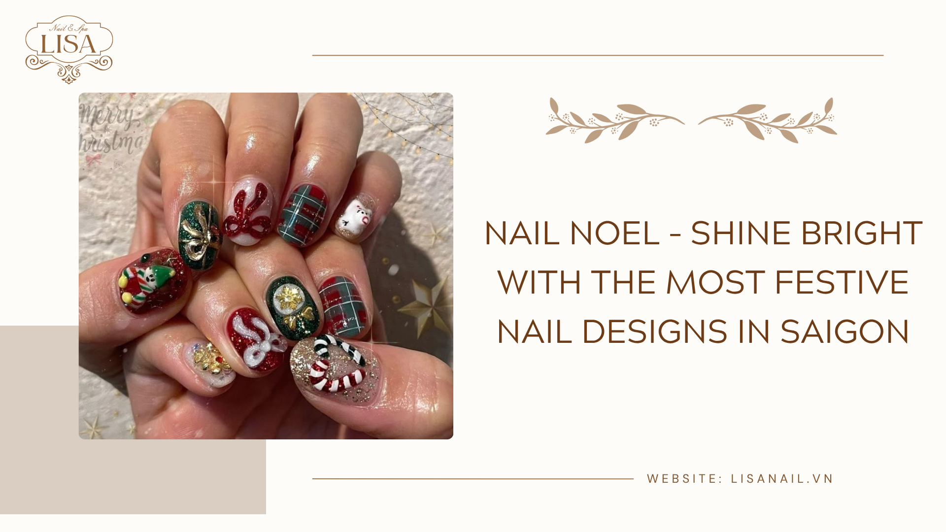 Nail Noel – Shine Bright with the Most Festive Nail Designs in Saigon
