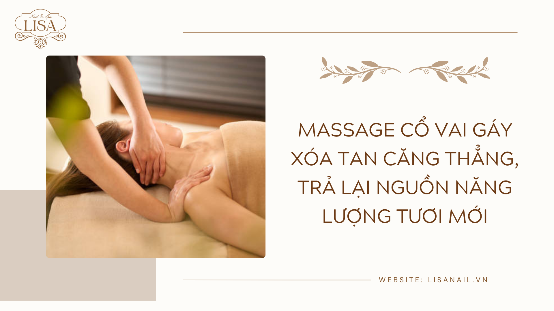 Massage cổ vai gáy xóa tan căng thẳng, trả lại nguồn năng lượng tươi mới