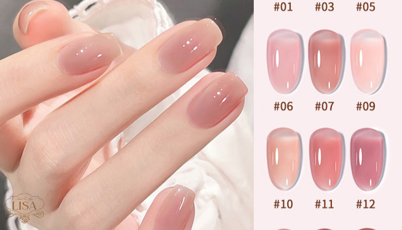 màu thạch nail