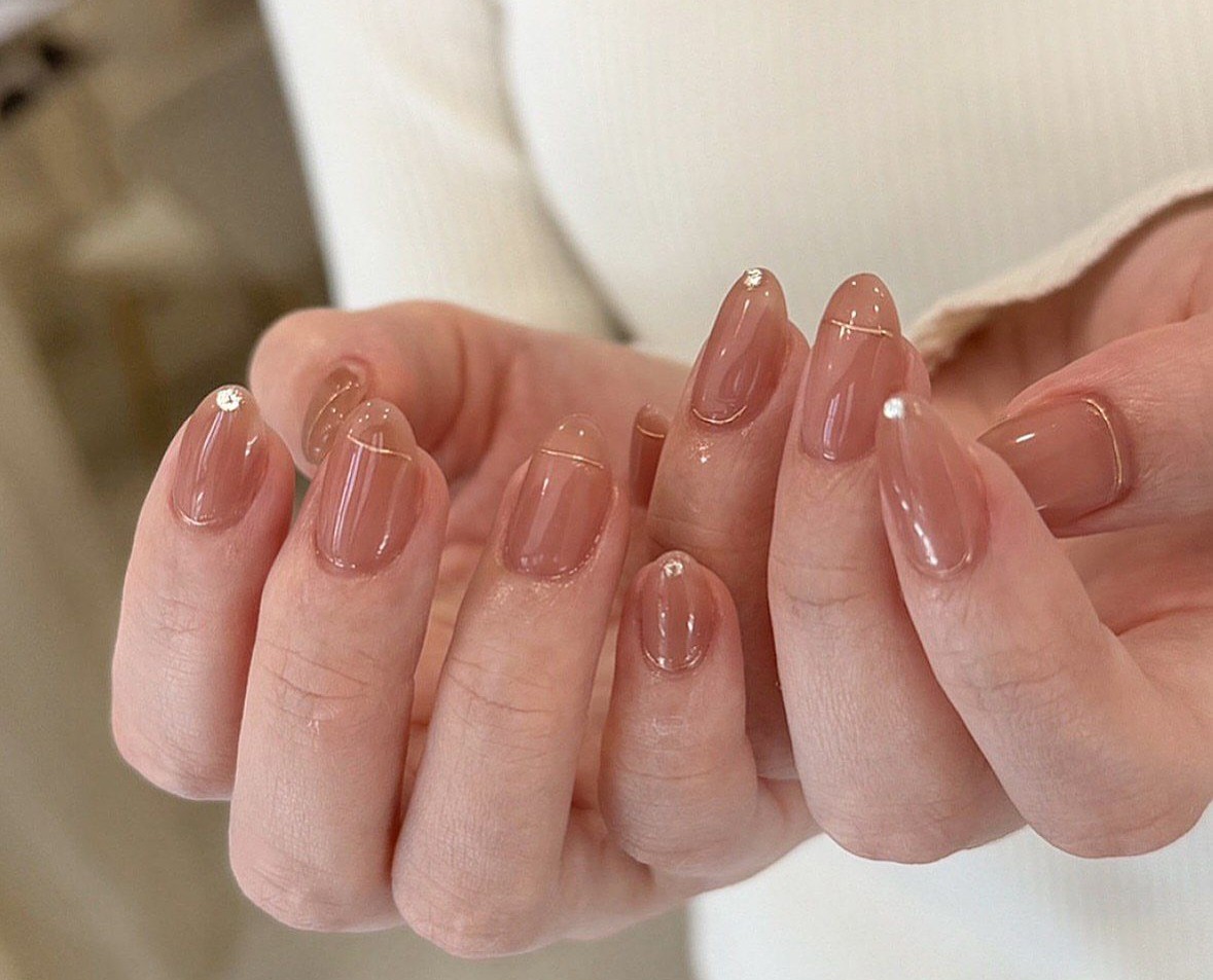 mẫu nail thu đông 2025