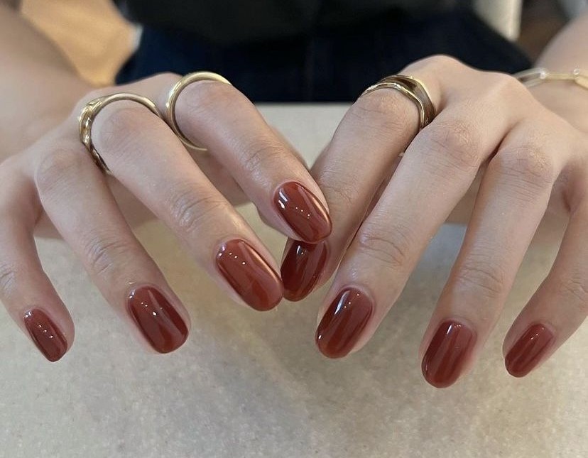 mẫu nail thu đông 2025