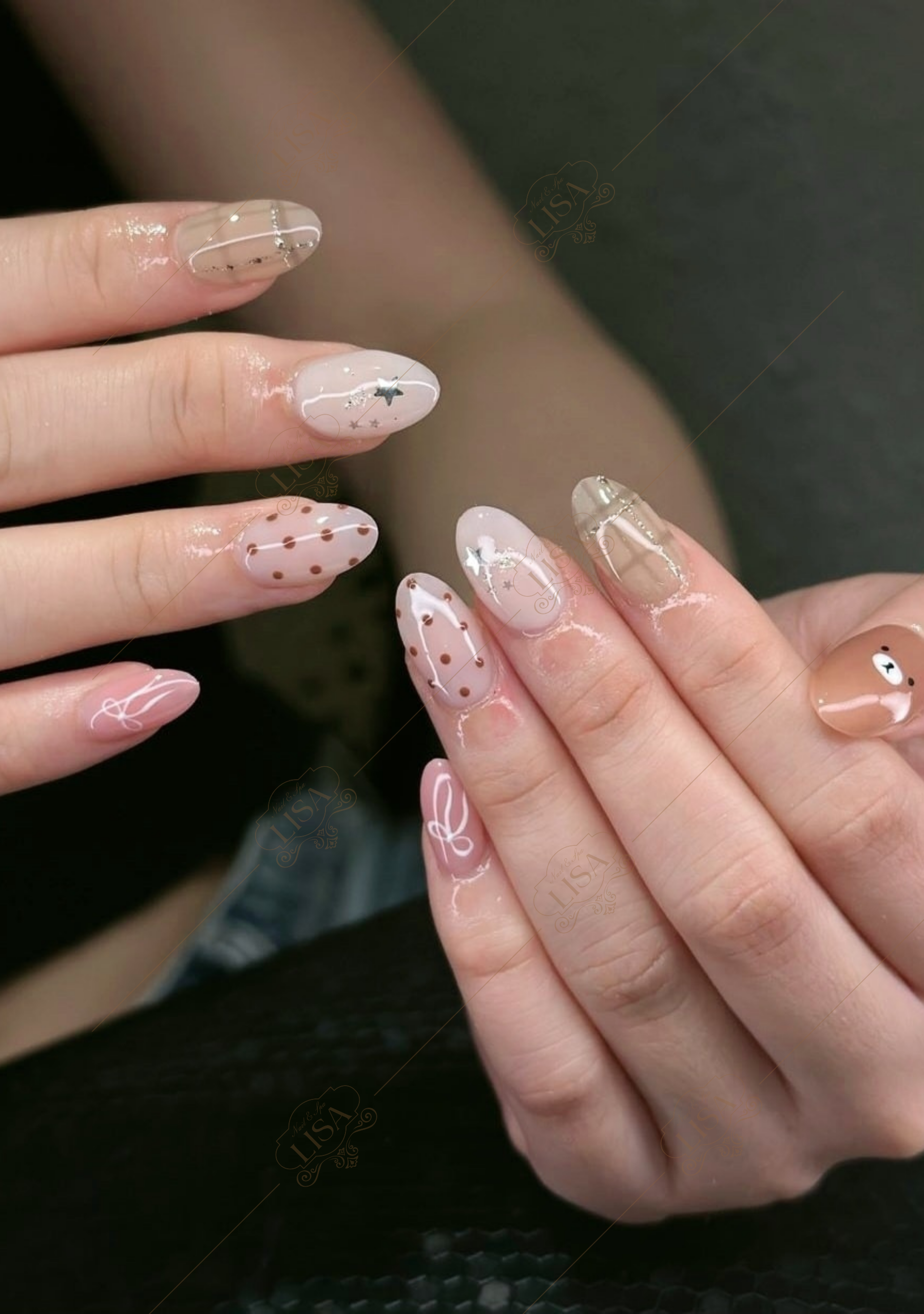 Korean nail style