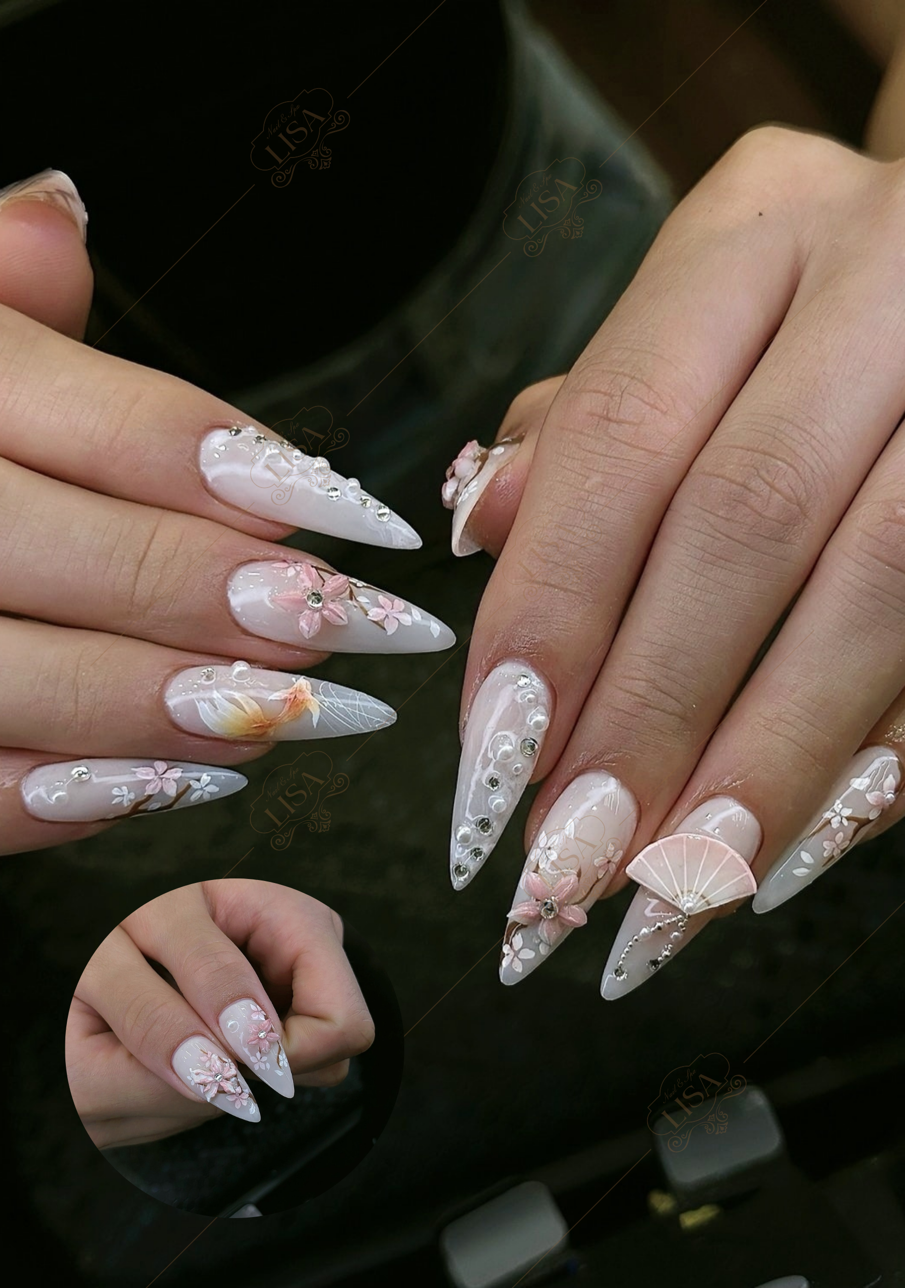 Japanese nail design